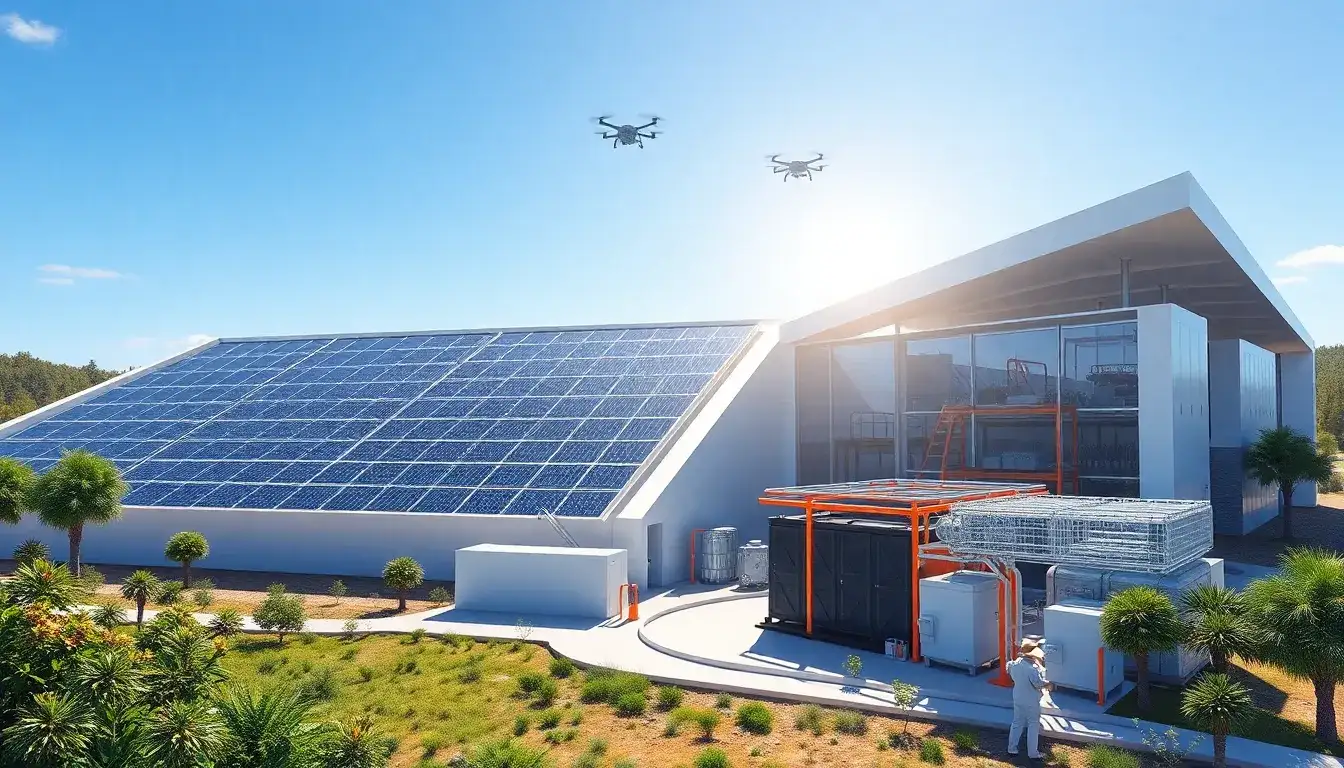 How might bifacial solar panels influence the design of future energy storage facilities