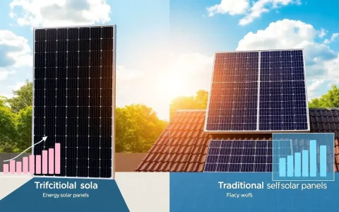 How do bifacial solar panels compare to traditional solar panels in terms of energy output