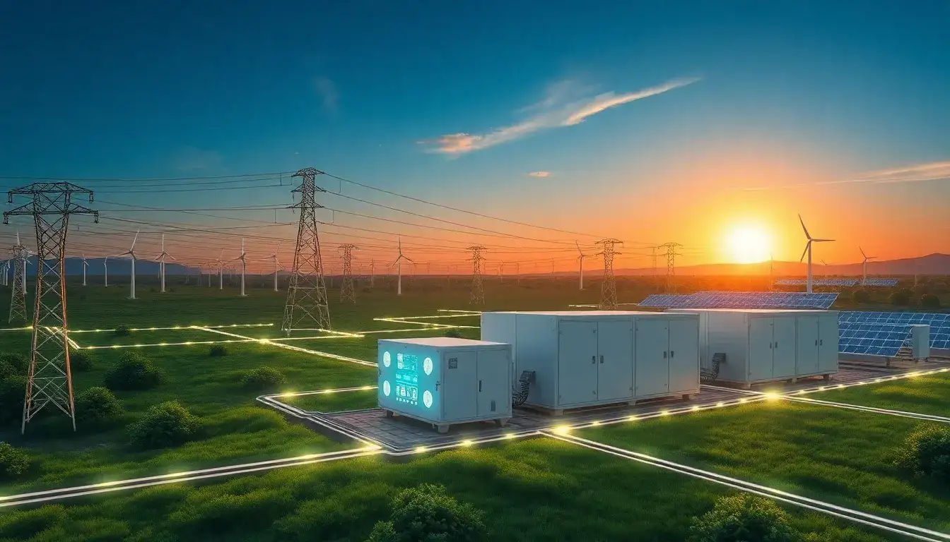 How does battery storage enhance grid stability