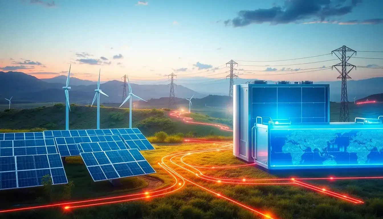 In what ways do batteries facilitate the integration of renewable energy sources into the grid