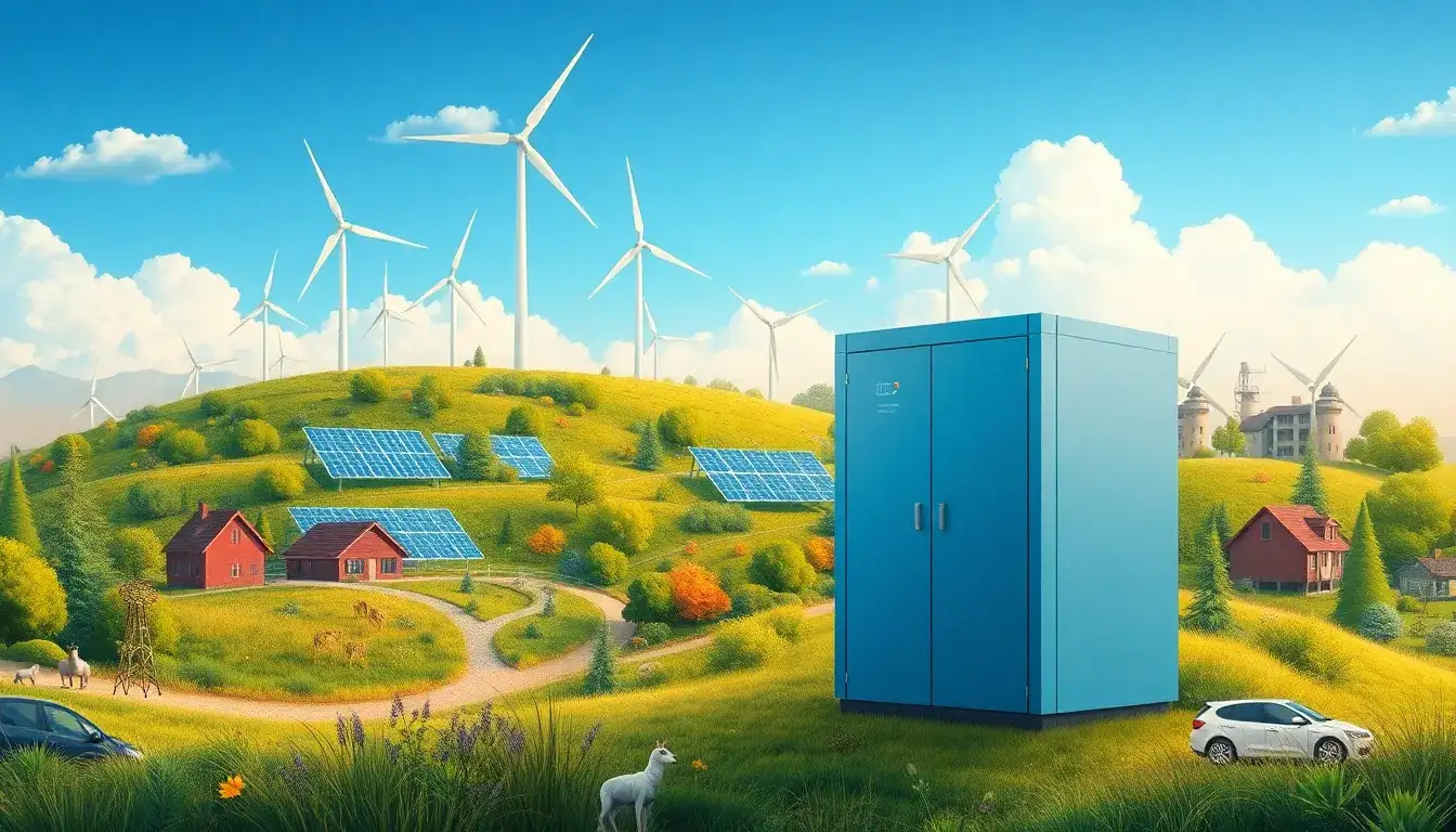 What are the environmental benefits of using battery storage