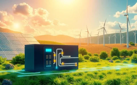 How does battery storage interact with renewable energy sources
