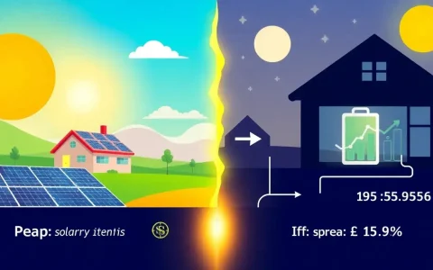 How do peak and off-peak electricity tariffs affect the savings from solar batteries