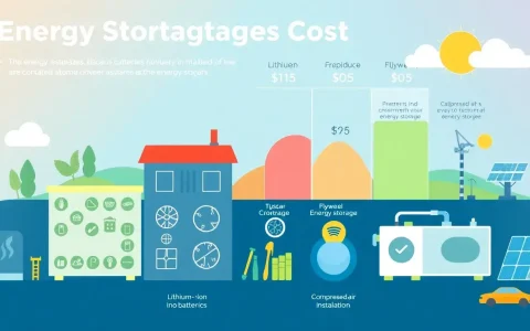 How do installation costs vary for different types of energy storage systems