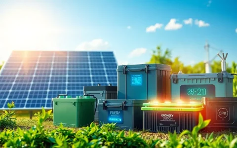 What types of batteries are most effective for solar energy storage