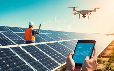 How does IoT improve the maintenance of solar panels