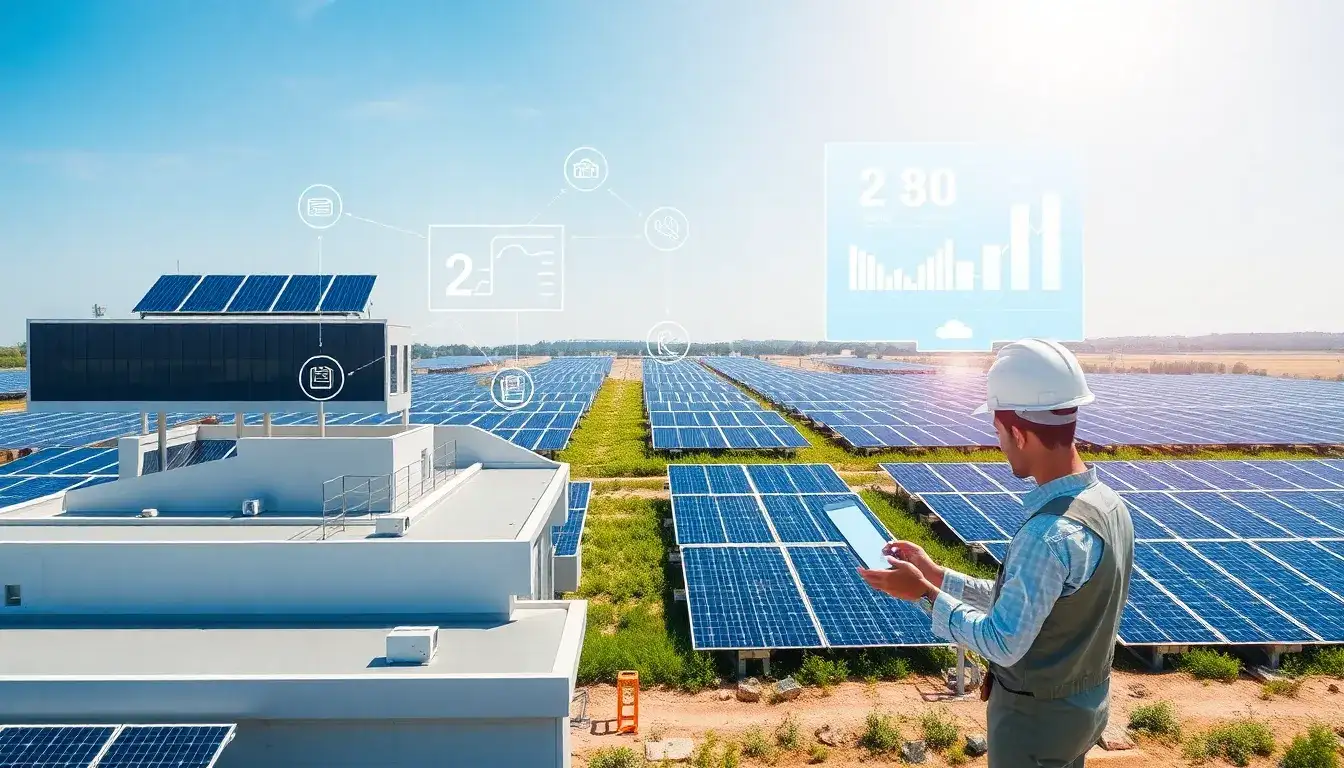 How does IoT-enabled predictive maintenance extend the lifespan of solar panels