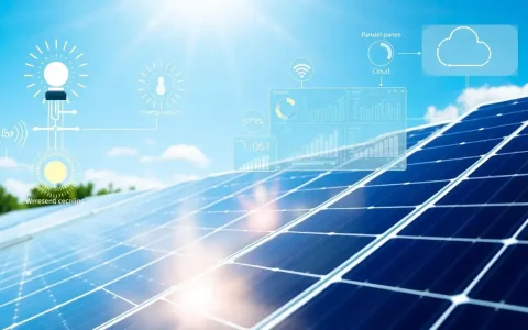What specific data do IoT sensors collect from solar panels