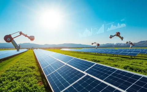 What role does AI play in optimizing solar panel efficiency