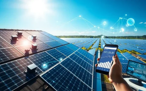 How do IoT sensors contribute to real-time monitoring of solar panels