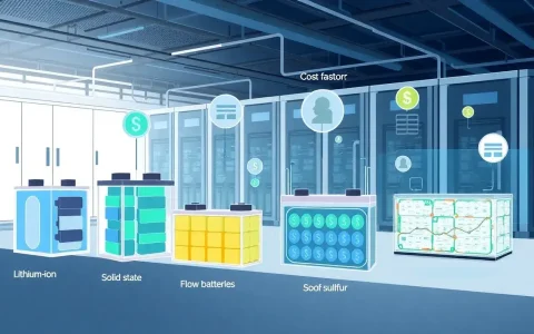 How do different battery technologies impact the overall cost of energy storage systems