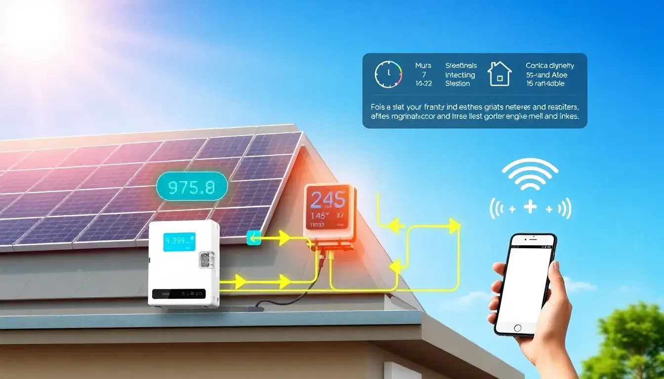 What role do inverters play in solar panel monitoring systems