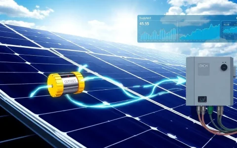 How do CT sensors in solar monitoring systems track energy flow