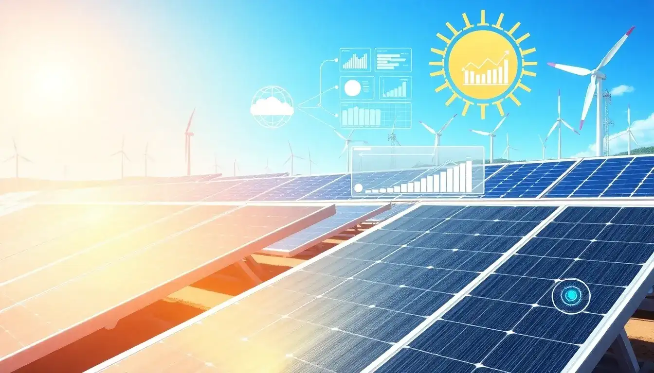 How do IoT sensors help in predicting maintenance needs for solar panels