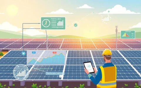 Are there any case studies showing the effectiveness of IoT predictive maintenance in solar panels