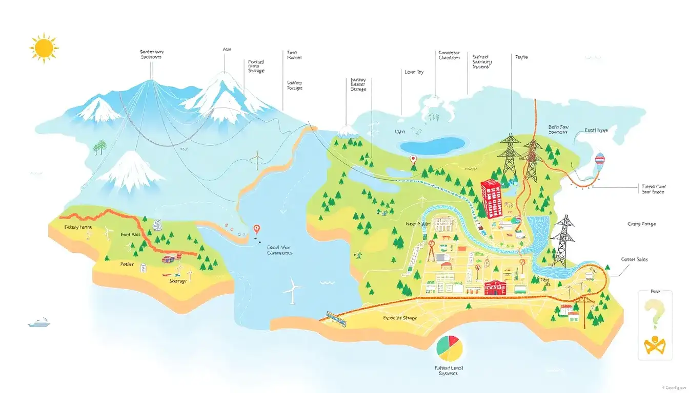 How do geographical factors influence the cost of energy storage systems
