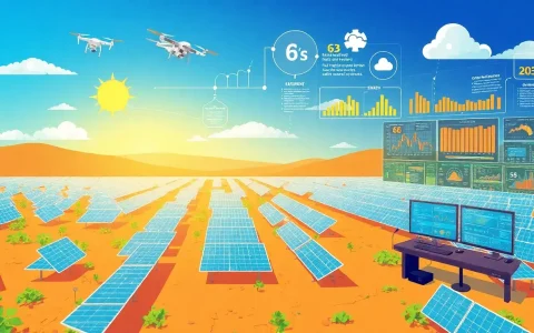 How does real-time data integration improve the efficiency of solar operations