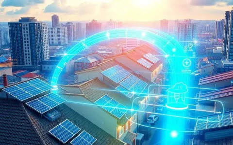 What role does real-time data play in optimizing energy distribution from solar panels