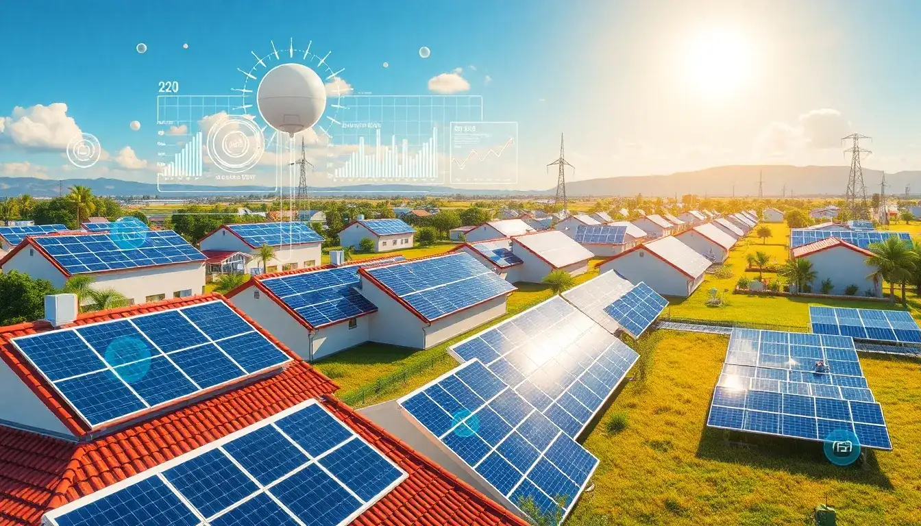 How can real-time data collection improve the efficiency of solar panels