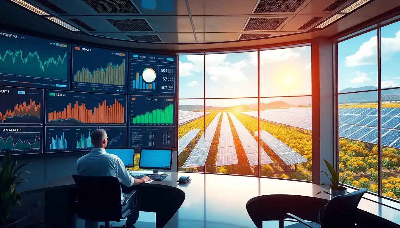 How do real-time analytics contribute to the growth of solar businesses