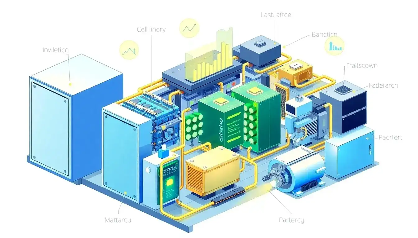 What are the main components of a battery energy storage system and how do they contribute to the overall cost