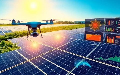 How does computer vision contribute to solar panel monitoring