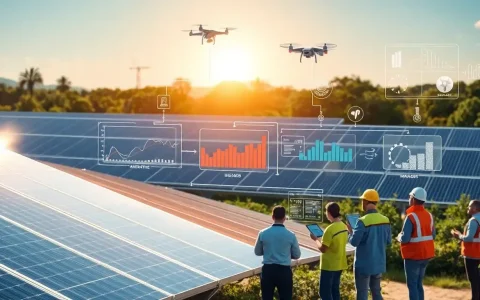 How does real-time data integration improve the efficiency of solar energy systems
