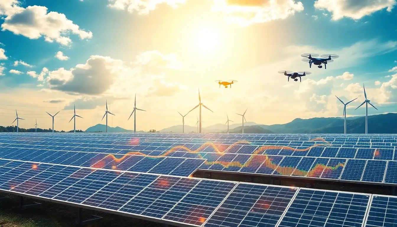 Can real-time data integration help predict and mitigate solar energy output fluctuations