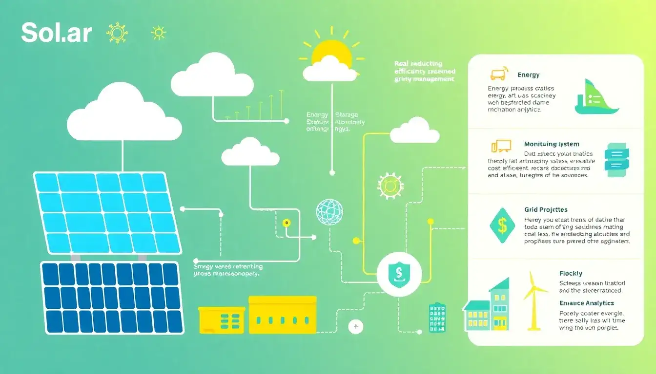 How does real-time data integration impact the overall cost of solar energy projects