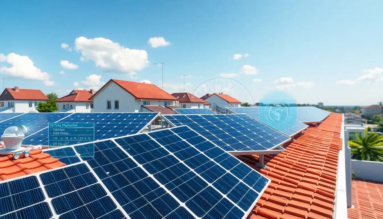 How do IoT sensors specifically monitor solar panel performance