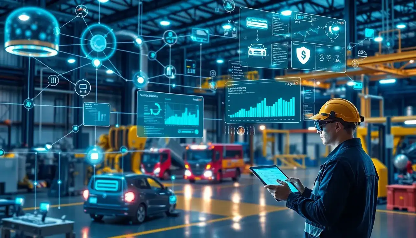 How does real-time data from IoT sensors improve maintenance schedules