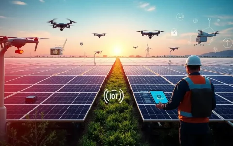 What are the main challenges in implementing IoT for solar panel maintenance