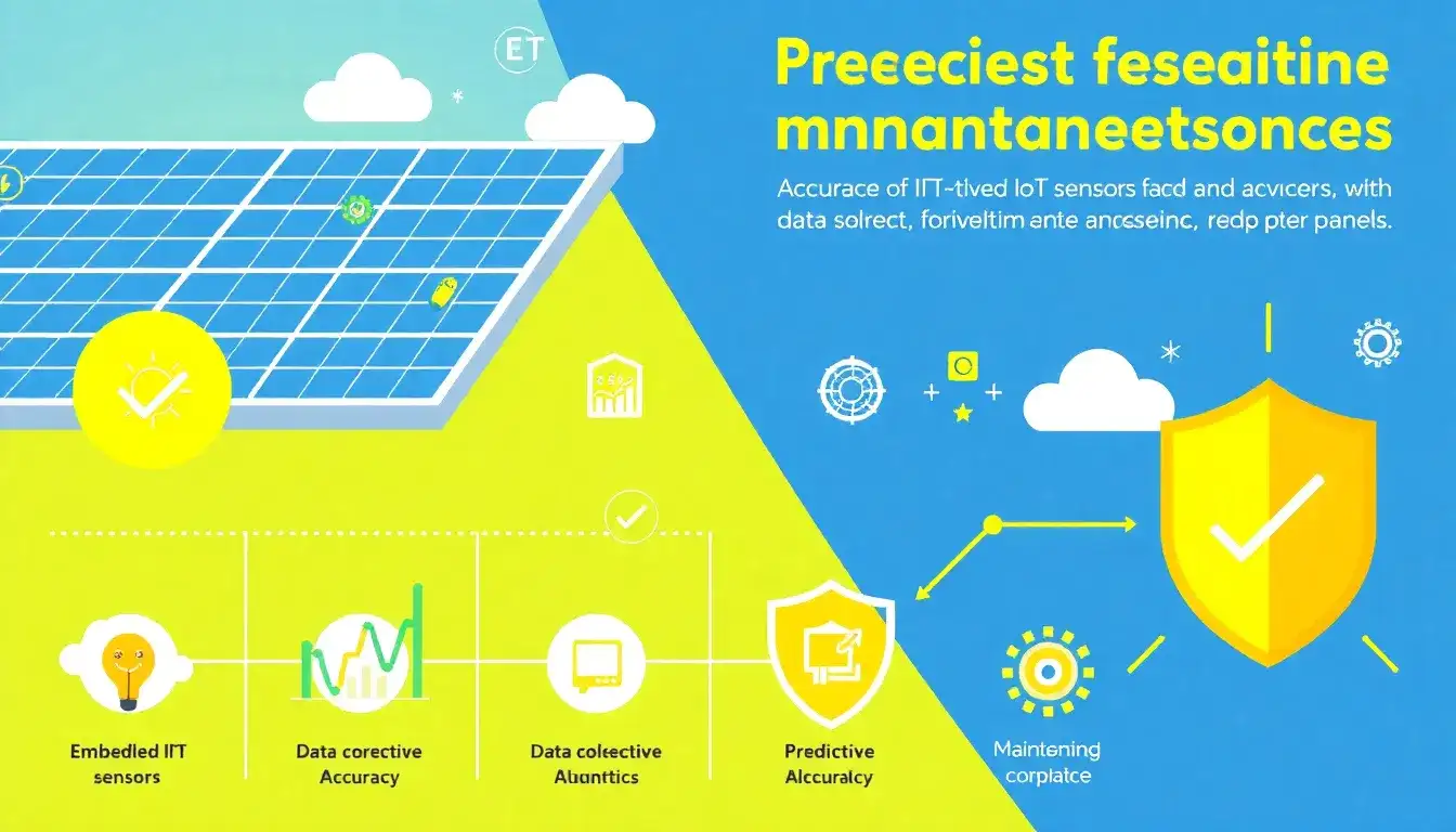 How accurate are IoT-based predictive maintenance systems for solar panels