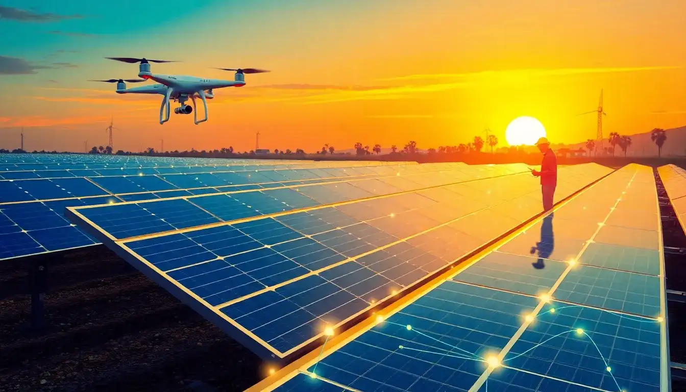 Are there any case studies showing the effectiveness of IoT in solar panel maintenance