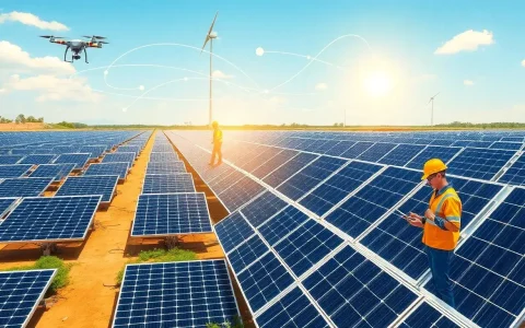 How does IoT improve the efficiency of solar panel maintenance