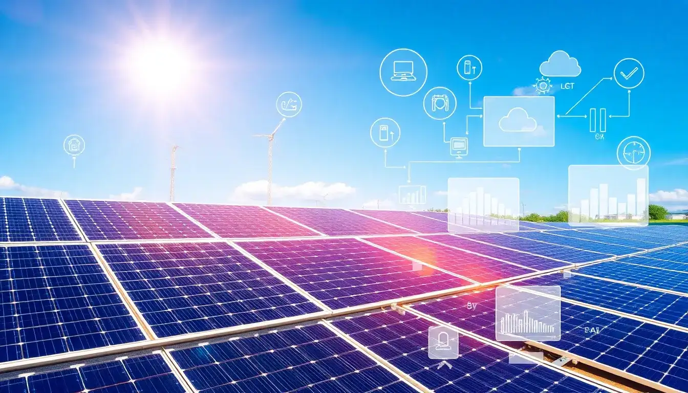 How does IoT integration affect the overall cost of solar energy systems