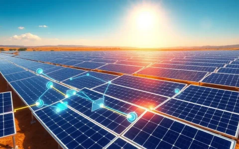How does IoT technology help in optimizing energy production from solar panels
