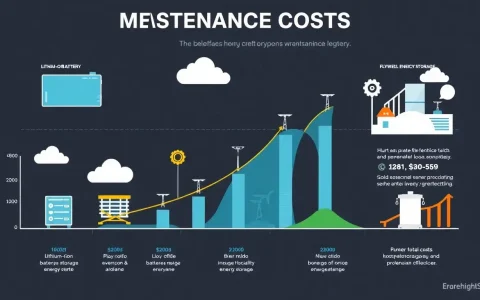 How do the maintenance costs of different energy storage technologies impact their overall cost