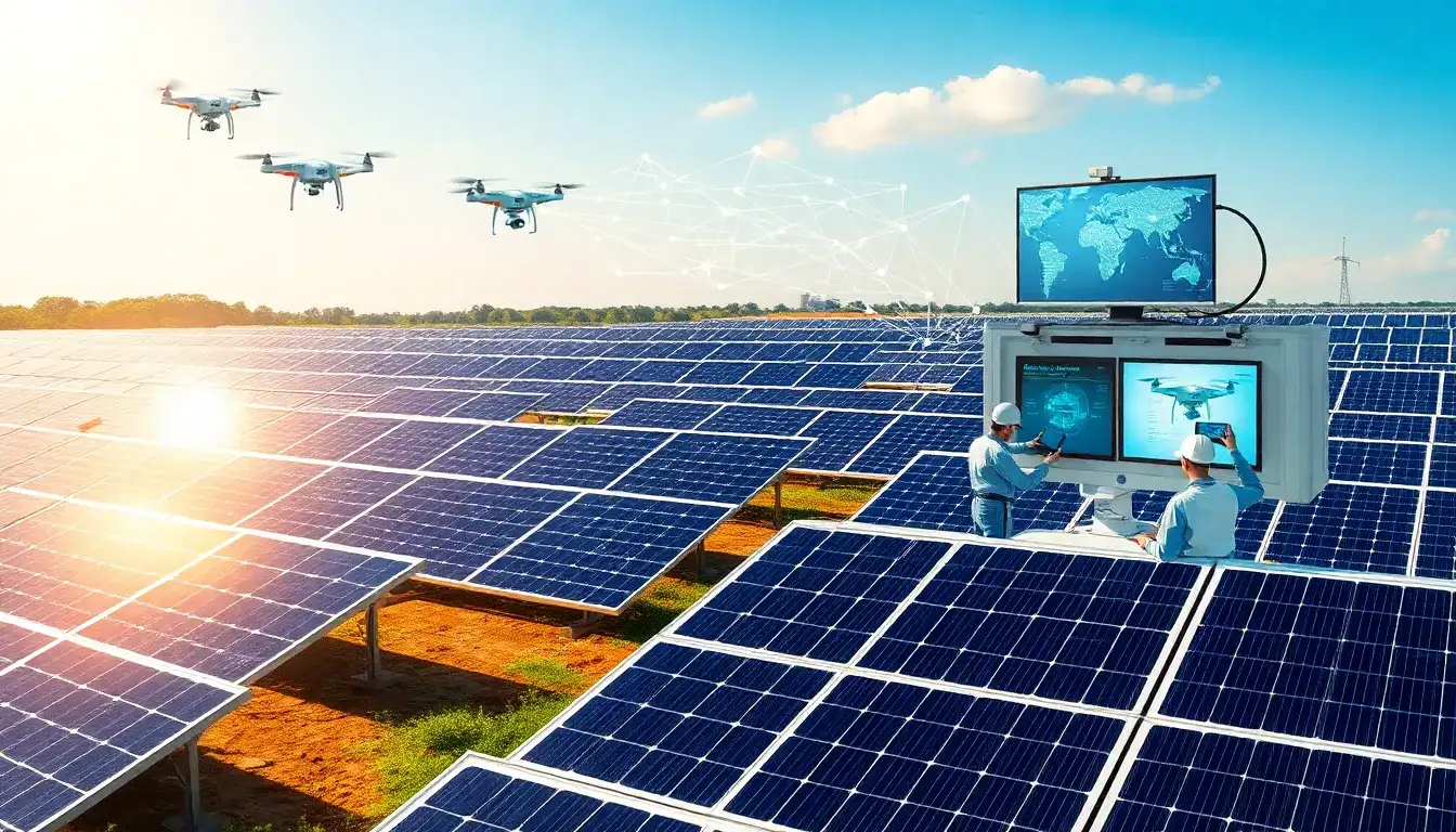 Can IoT technology help reduce the maintenance costs of solar panels