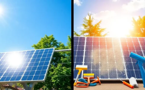 How does IoT handle issues like shading and dirt buildup on solar panels