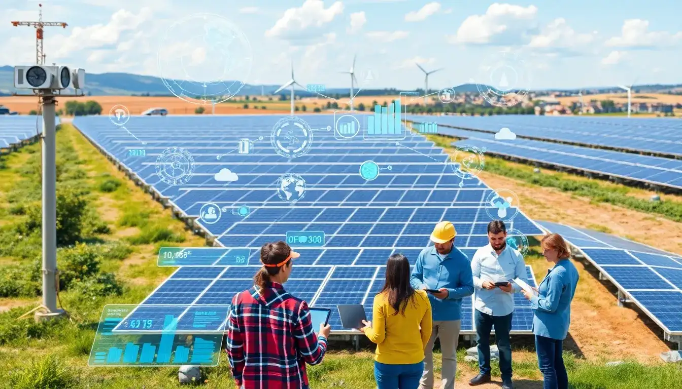How does IoT integration impact the overall ROI of solar energy investments