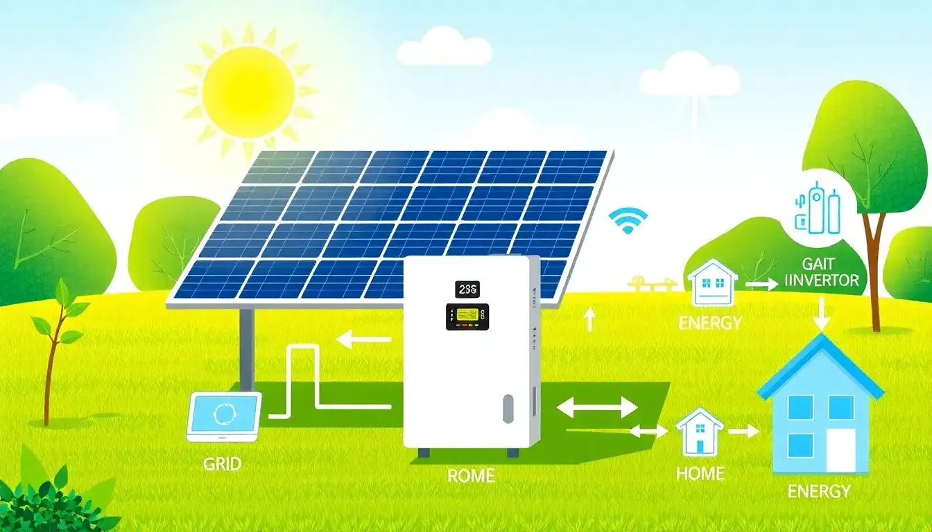 How do smart inverters optimize energy flow in solar systems