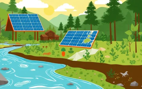 What are the main environmental risks associated with the degradation of perovskite solar panels