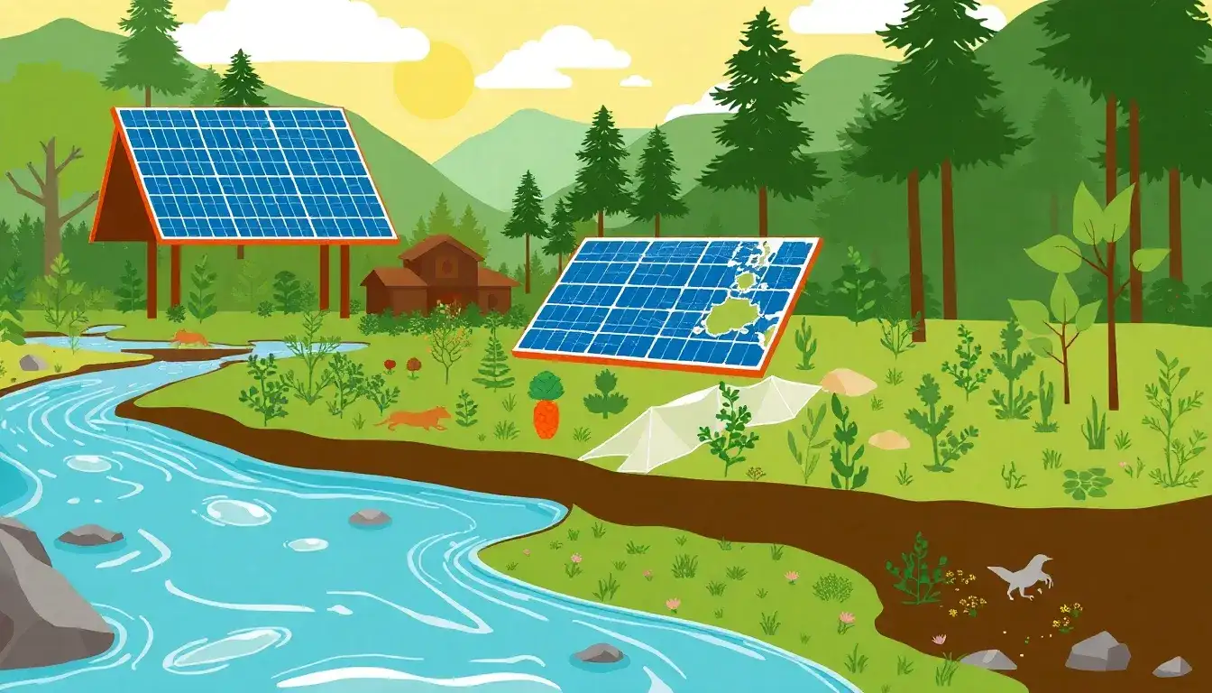 What are the main environmental risks associated with the degradation of perovskite solar panels