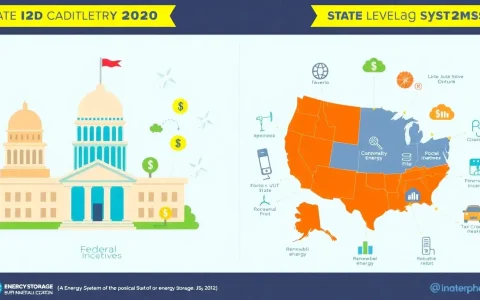 How do federal incentives compare to state-level incentives for energy storage