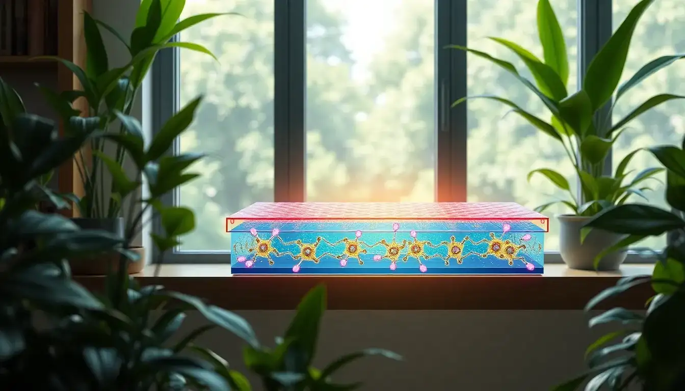 What role do self-assembled monolayers play in enhancing the efficiency of indoor perovskite solar cells