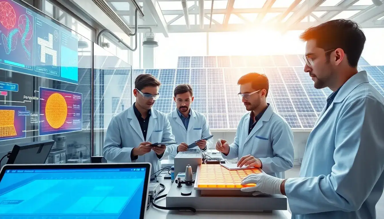 What strategies are being developed to improve the long-term stability of perovskite solar panels