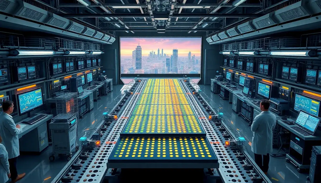 What are the main challenges in scaling up perovskite solar cells for large-area applications