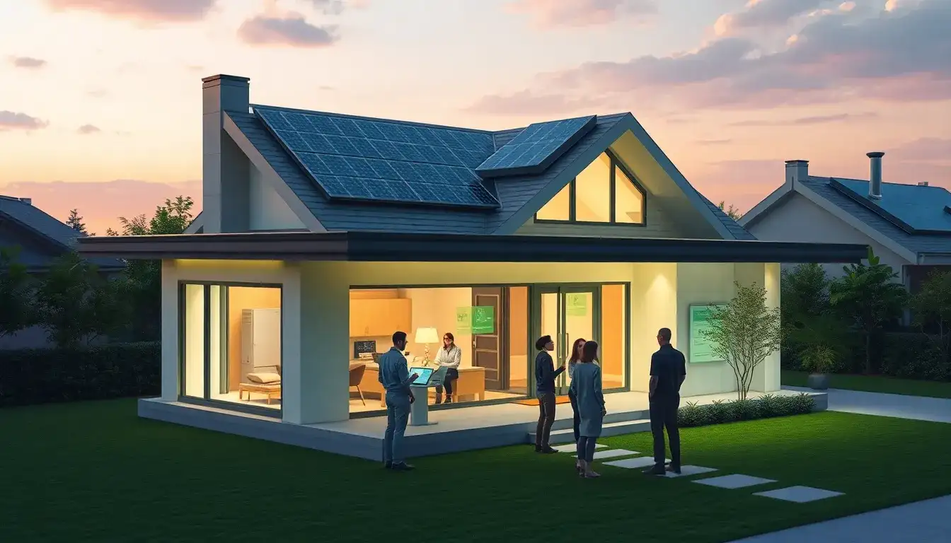 What are the potential challenges of integrating perovskite solar panels into existing smart home systems
