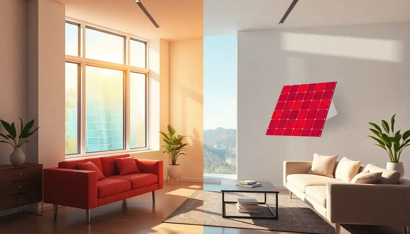 How do perovskite solar panels compare to traditional solar panels in indoor applications